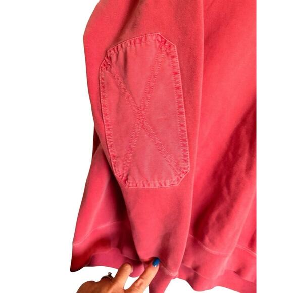 Lands End Sz L‎ 42/44 1/4 Zip Pullover Outdoor Cabincore Cozy Preppy - Picture 9 of 14